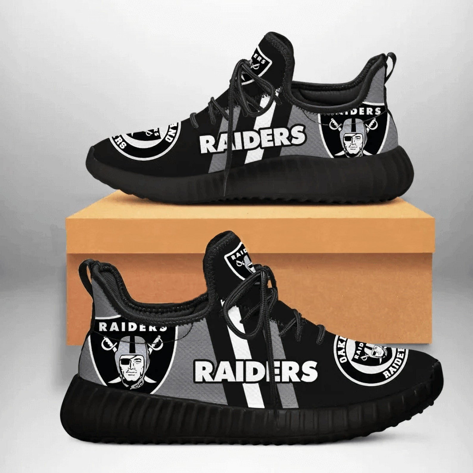 Oakland Raiders Yeezy Boost 350 Las Vegas Raiders NFL Yeezy Etsy