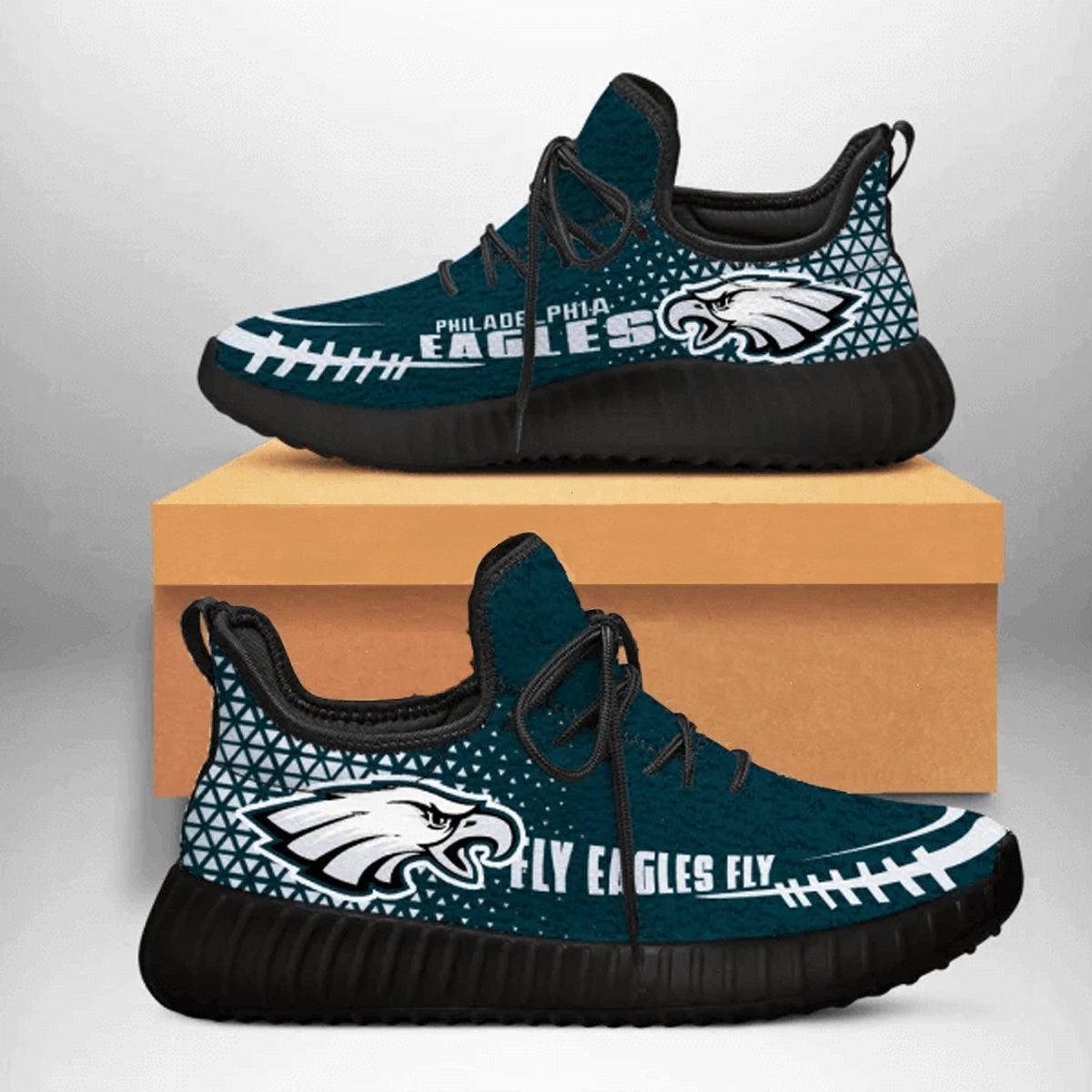 Philadelphia Eagles Yeezy Boost 350 Philadelphia Eagles Yeezy | Etsy