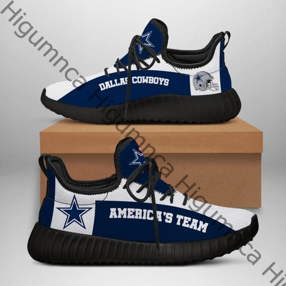 Dallas Cowboys Yeezy Boost 350 Shoes Dallas Cowboys NFL Yeezy | Etsy