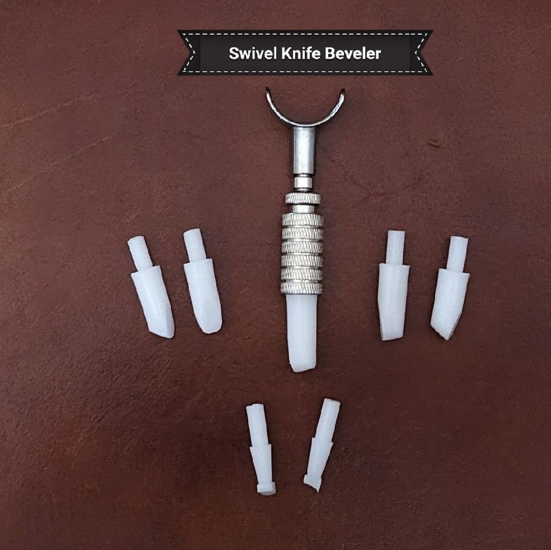 Swivel Knife Beveler, Quick and Easy to Use. Amazing Results for Such a Simple Tool. Set
