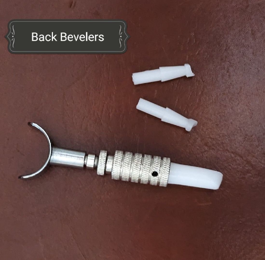Swivel Knife Beveler, Quick and Easy to Use. Saves Time With Great Results. Set Includes 5
