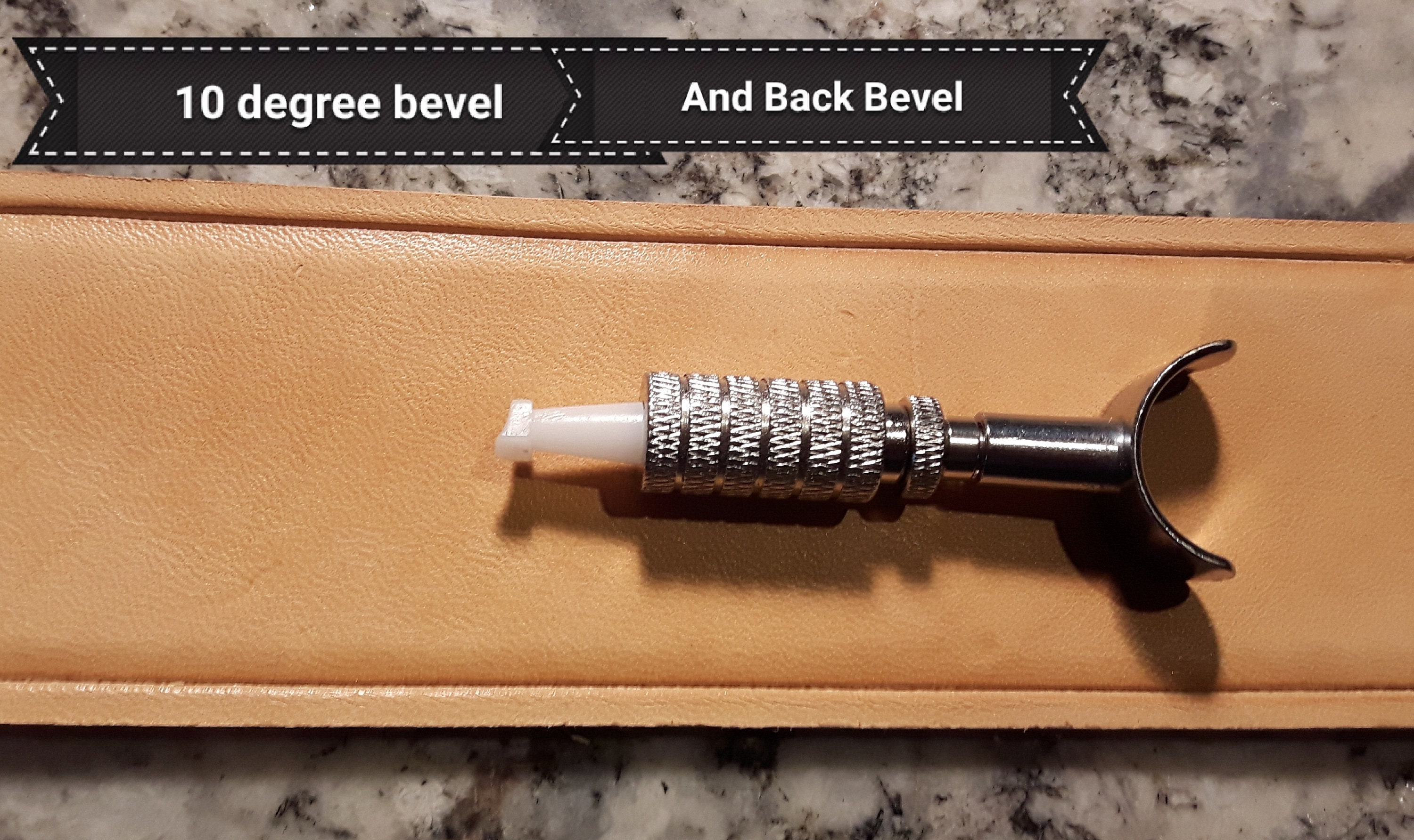 Swivel Knife Beveler, Quick and Easy to Use. Saves Time With Great Results. Set Includes 5