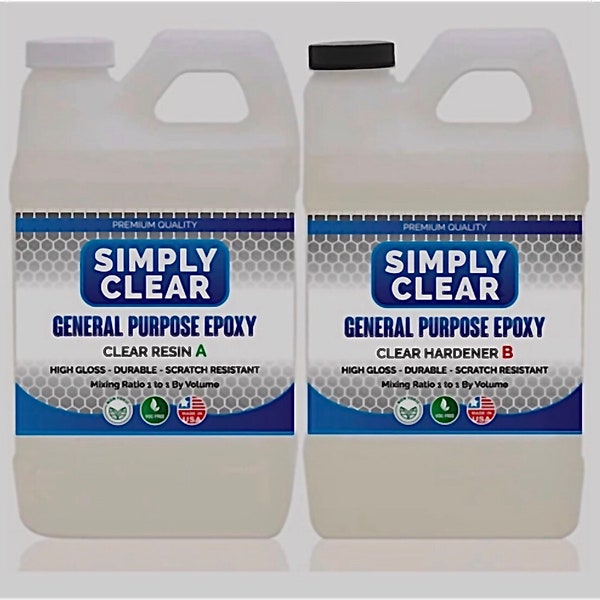 Clear Epoxy Resin for Crafts, Art, Castings and Coatings