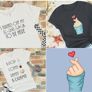 Kdrama t-shirt, kdrama shirt, saranghae t-shirt, turned off me k-drama t-shirt, kpop t-shirt.vkorean drama fan shirt, kdrama tee, love sign