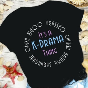 Korean drama shirt, black cotton shirt, kdrama shirt, women t-shirt, black T-shirt. kdrama fans, Kdrama shirt, cute Kdrama tee, cute shirt