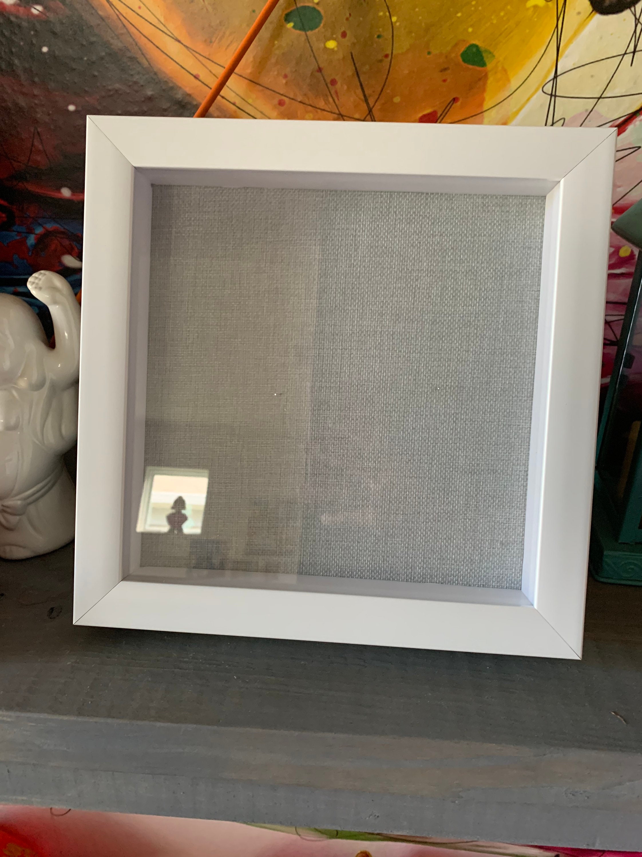 10x10 Shadow Boxes White Shadow Boxes Glass Front Shadow Etsy