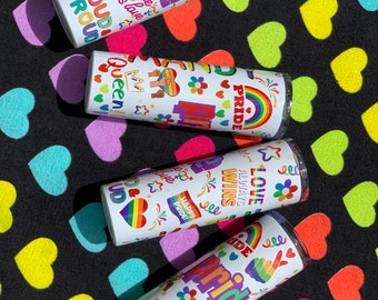 Personalized Pride tumbler, lgbtq tumbler, pride water bottle, lgbtq reusable water bottle, pride tumbler, name pride tumbler