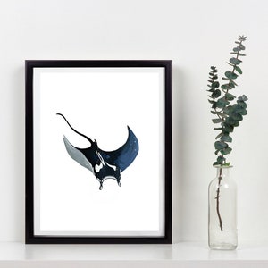 Manta Ray Print