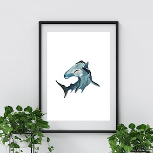 Hammerhead Shark Print