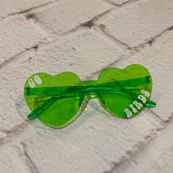 Philadelphia Football Fan Sunglasses- Tailgating accessory- Green