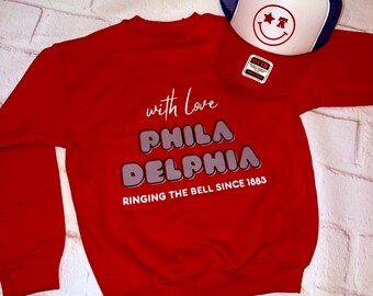 With Love Philadelphia Baseball Sweatshirt