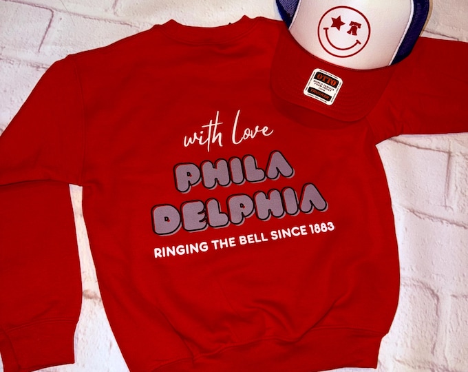 With Love Philadelphia Baseball Sweatshirt