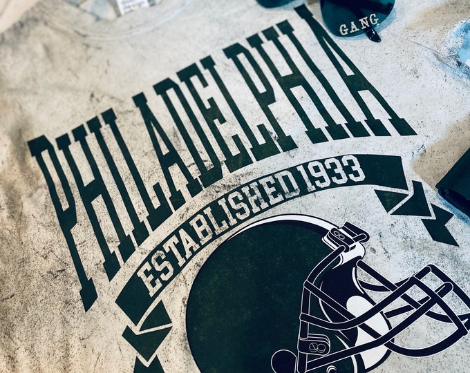 Vintage Style Philadelphia Football Tee