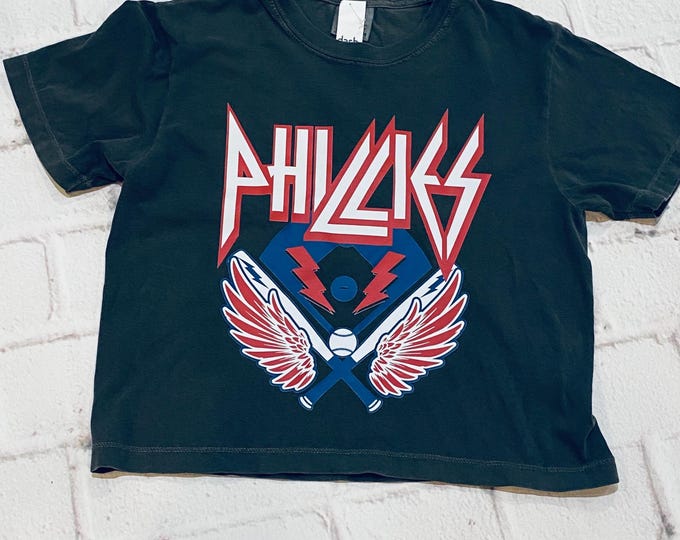 Philly Baseball Rocker Crop Tee