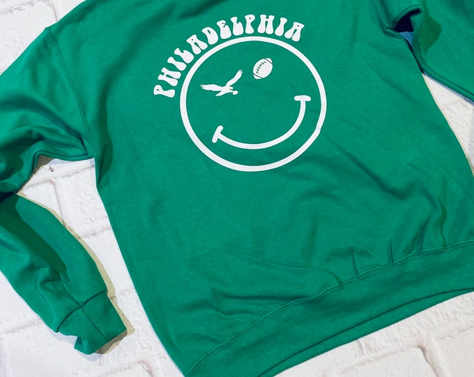 Happy Eagles Fan Crewneck