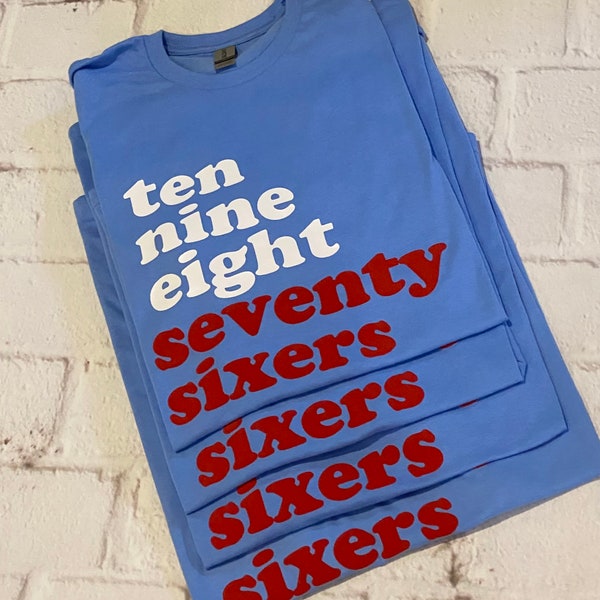 Philadelphia Basketball Tee- Philly Sports Shirt- Ten, Nine, Eight, Seventy