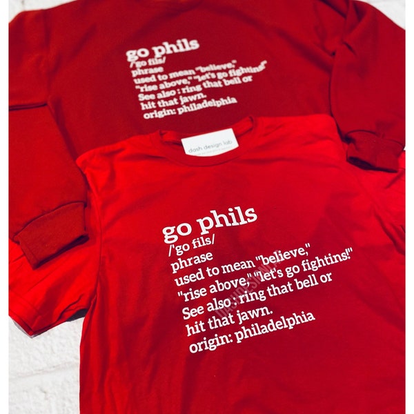 Go Phils Phillies sweatshirt- Ring the bell- Philadelphia Phillies- Phillies shirt- Jawn- Fightins