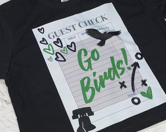 Philadelphia Guest Check Birds Crop