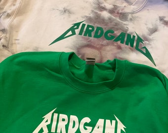 Kelly green Bird Gang Crewneck