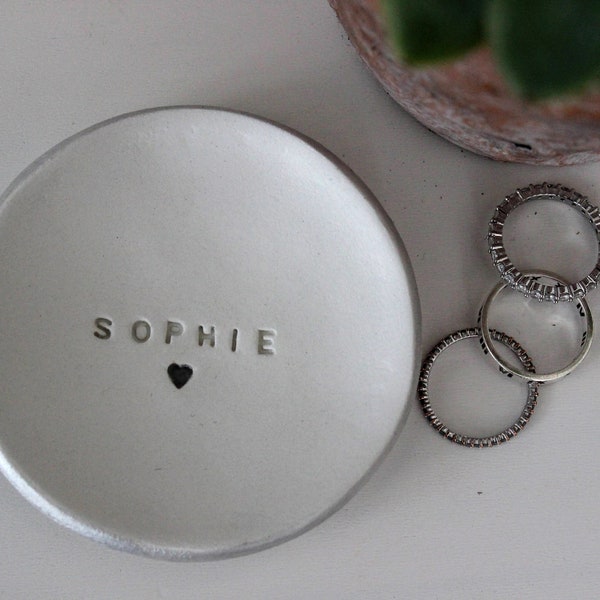 Personalised Name Ring/Jewellery dish