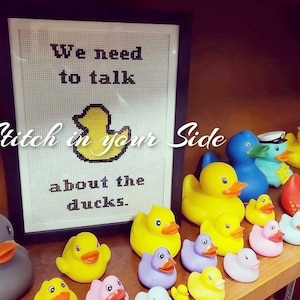 Rubber ducks Cross Stitch Pattern