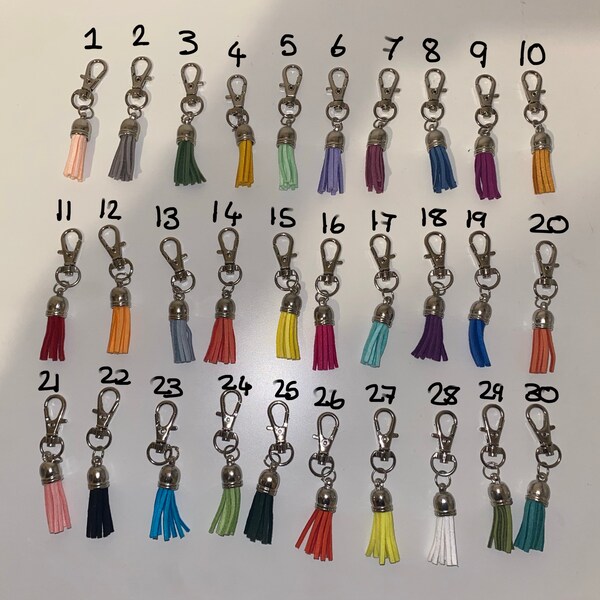 Tassel Keychain Etsy