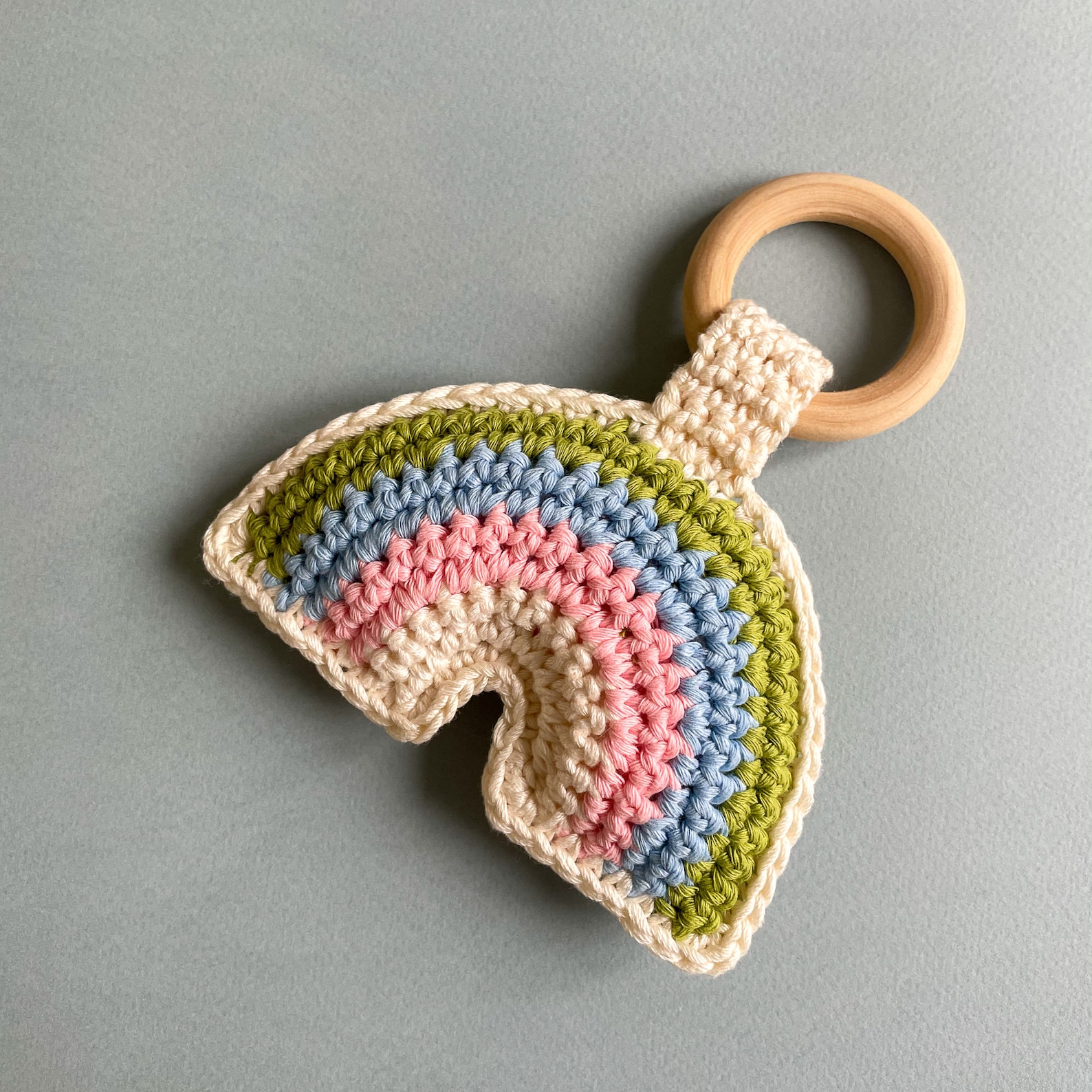 CROCHET PATTERN rainbow baby rattle crochet baby rattle Etsy