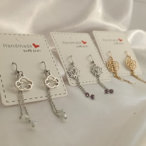 Mo dao zu shi inspired earrings. Gusu, Yun Meng, Lan Ling, Nie Huaisang jewelry