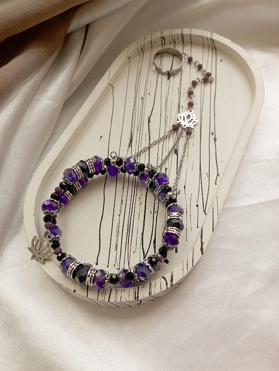 MDZS Jewelry: Zidian (yunmeng Jiang) Inspired Ring Bracelet. Jiang