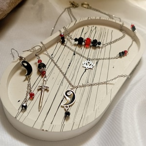 Wangxian necklace and earrings. Mo dao zu shi jewelry sets