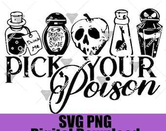 Pick Your Poison Etsy