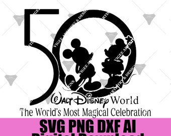 Free Free 346 Disney 50Th Anniversary Svg SVG PNG EPS DXF File
