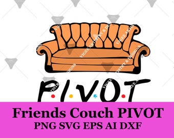 Friends Couch Svg Etsy