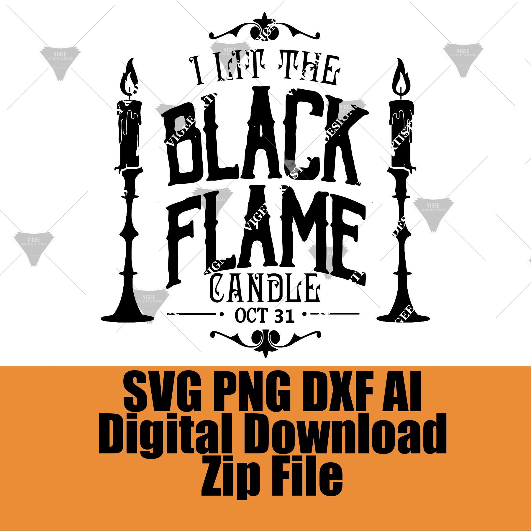 I Lit the Black Flame Candle . PNG SVG DXF hocus Pocus Etsy Finland