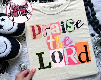 Praise The Lord Word Art PNG - Digital Download - Instant Download - Christian Faith PNG File