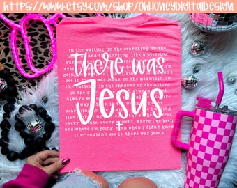 There was Jesus PNG White