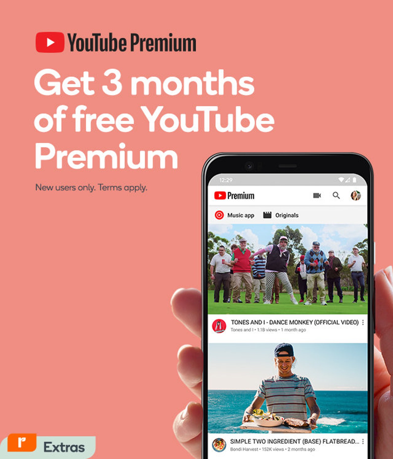 Free YouTube Premium for 3 months redeem code Etsy