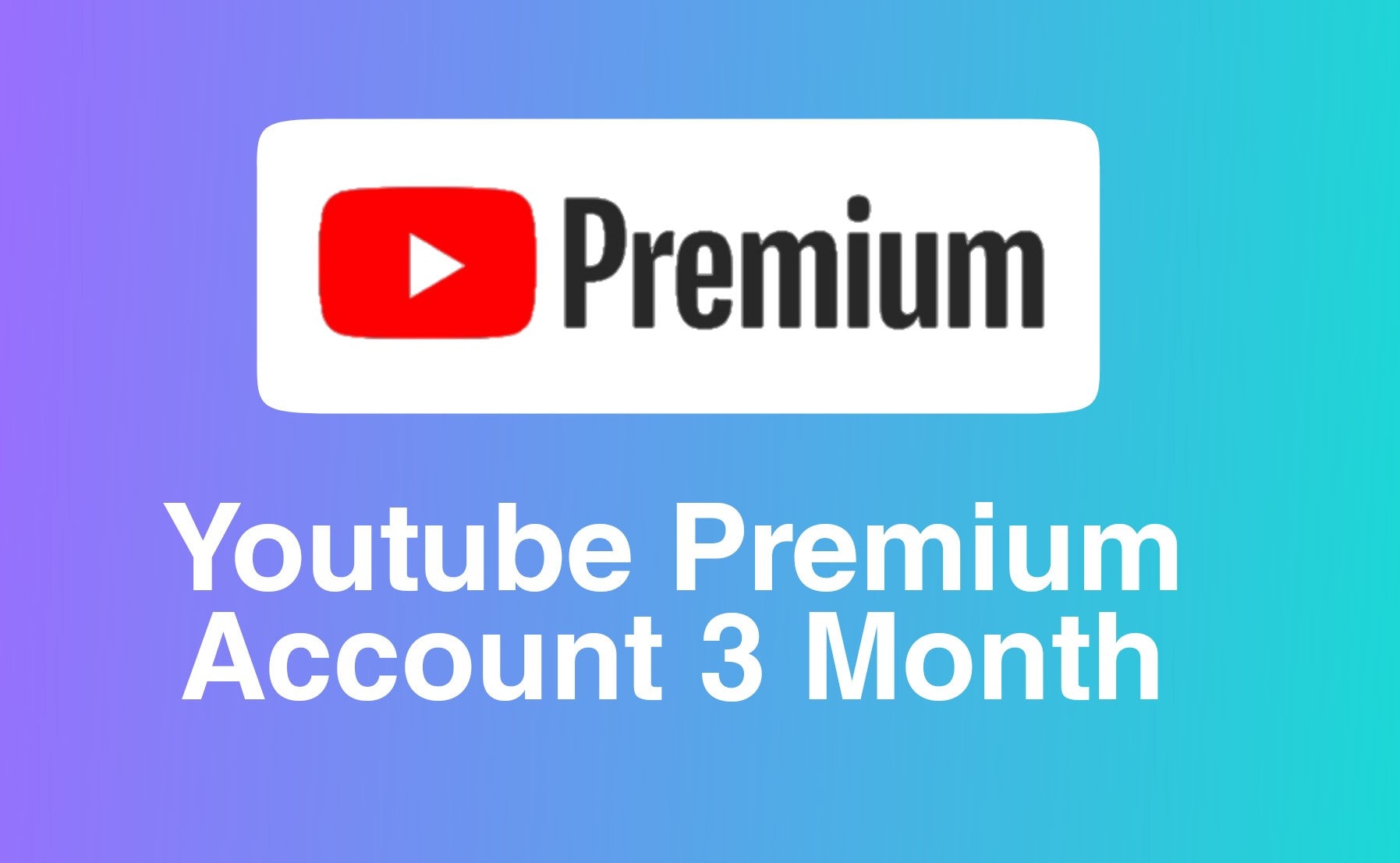 Free YouTube Premium for 3 months redeem code Etsy