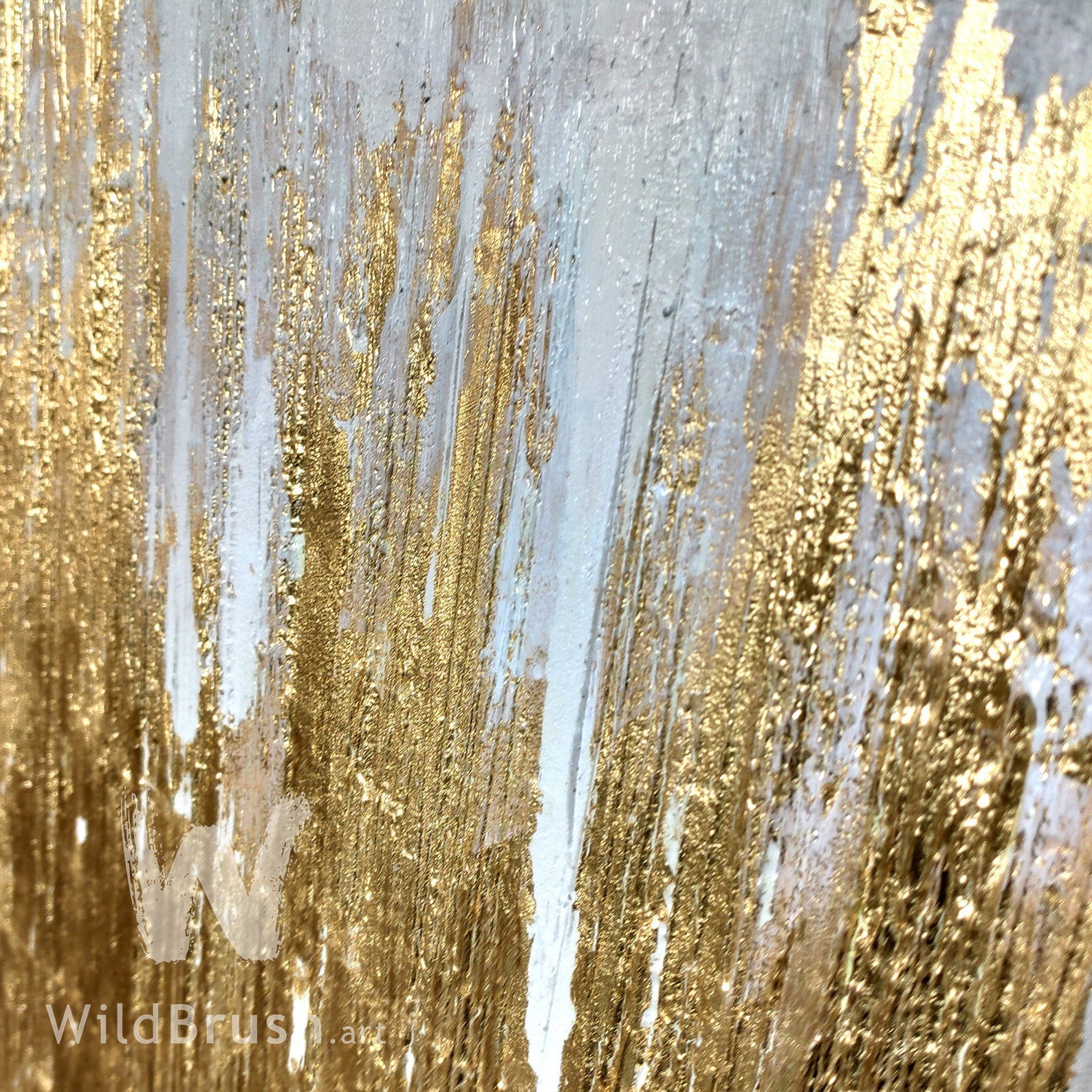 White Gold textured painting Large Abstract Wall Art On Etsy