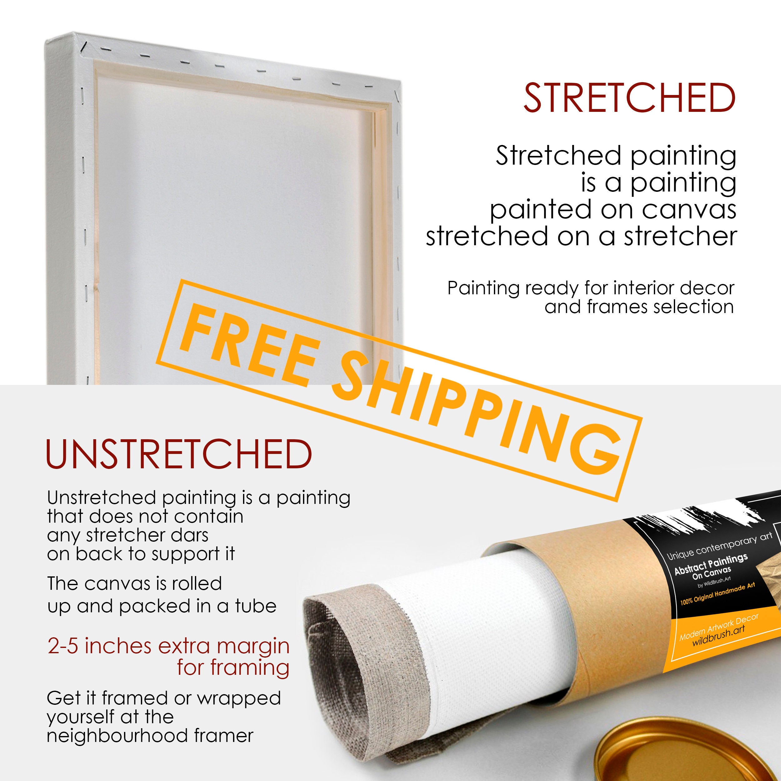 Gold jungle painting on canvas Palm leaves wall art Etsy