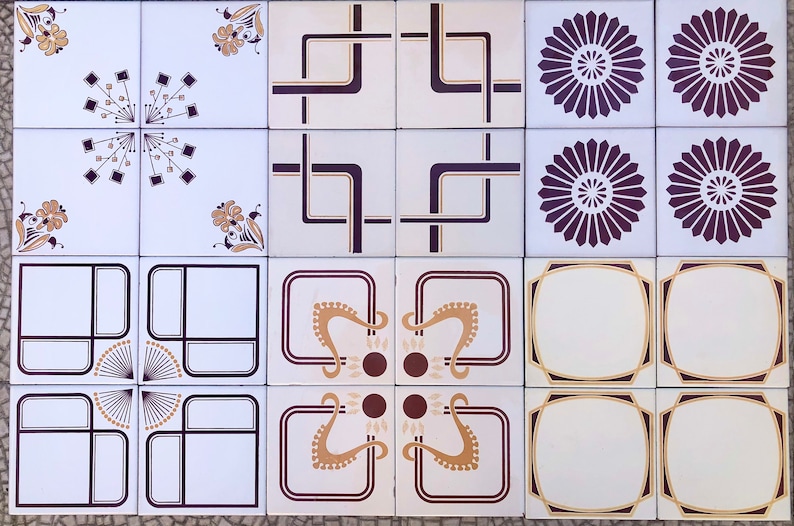 24 Spanish vintage tiles from the 60s - 70s, photo 9 of 9