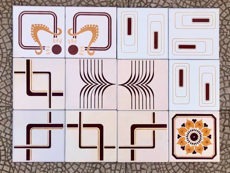 12 Spanish vintage tiles from the 60s - 70s, photo 5 of 10