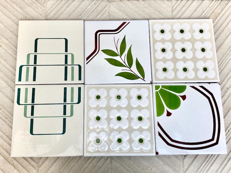 Vintage tiles from Spain – 6 tile mural, photo 7 of 10