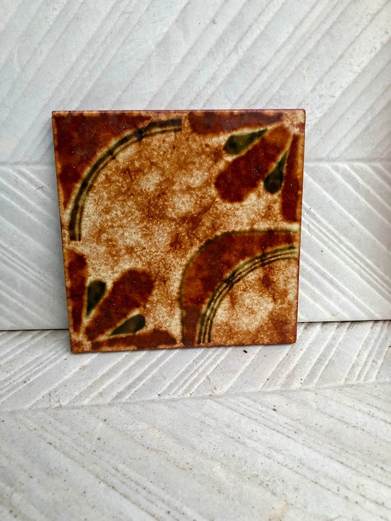 Spanish MCM vintage Fat Lava tile from the 70s