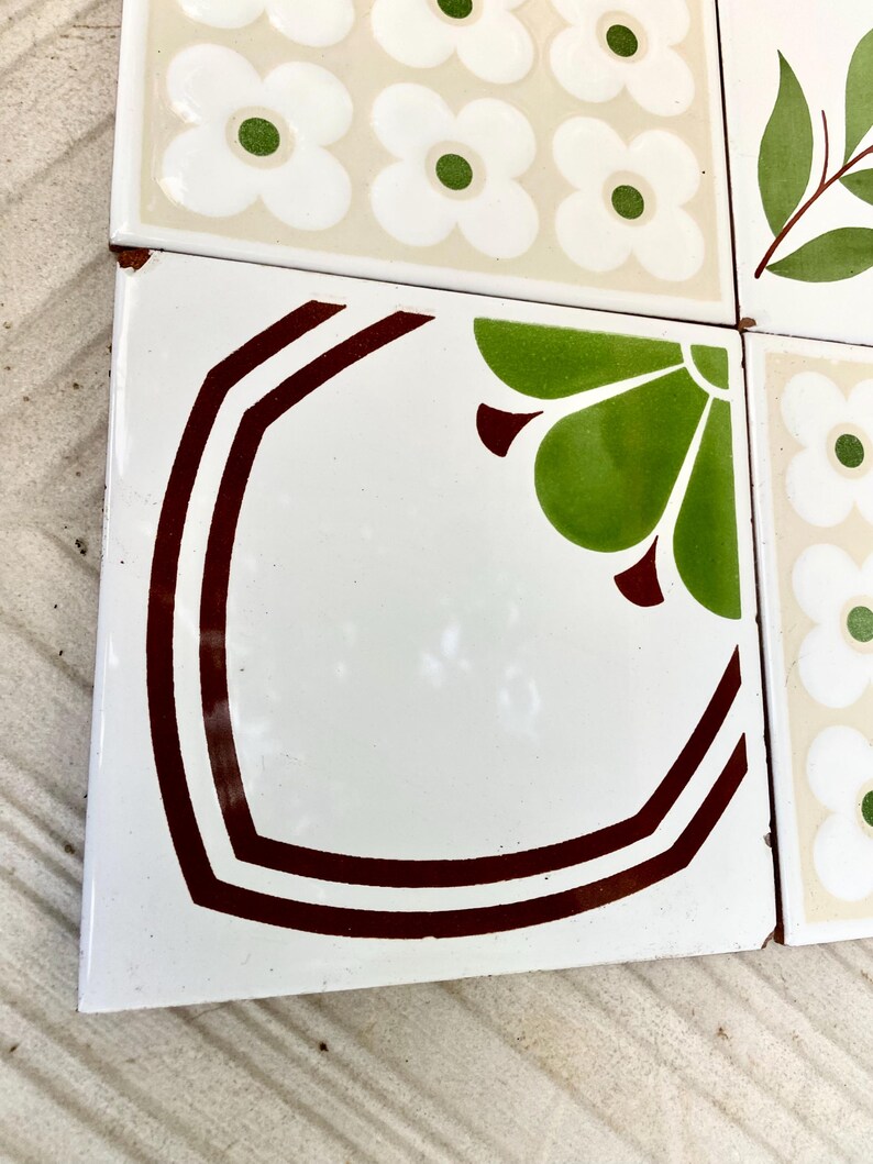 Vintage tiles from Spain – 6 tile mural, photo 5 of 10