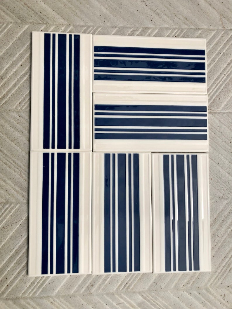 Spanish 60s 70s vintage tiles Unused — set of 6, photo 6 of 10