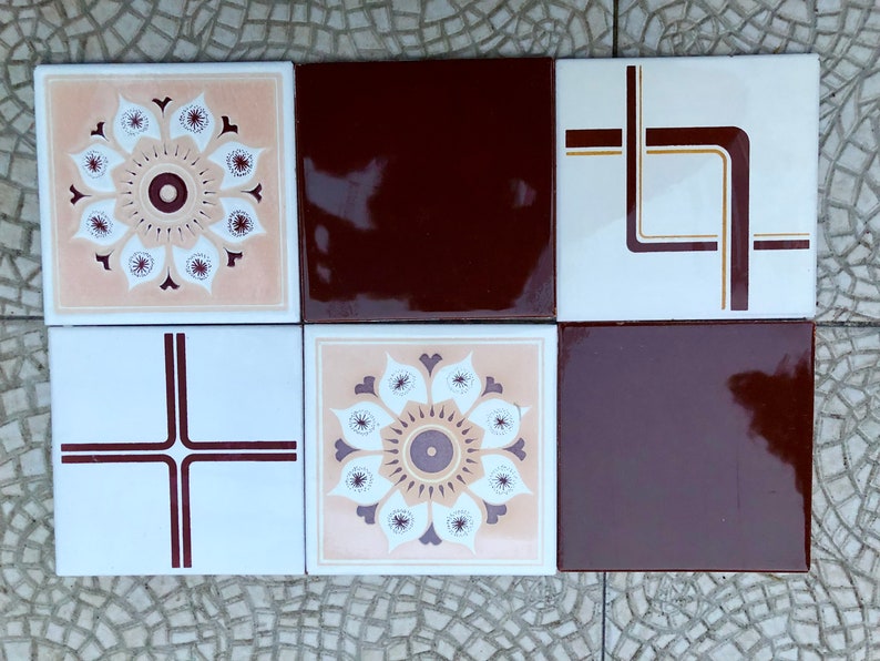 6 Spanish vintage tiles from the 60s - 70s, photo 5 of 10