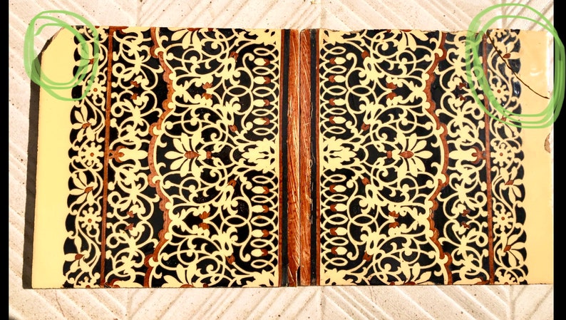 Original Art Deco tiles – Vintage hand painted Spanish tiles from the 20s, photo 8 of 8
