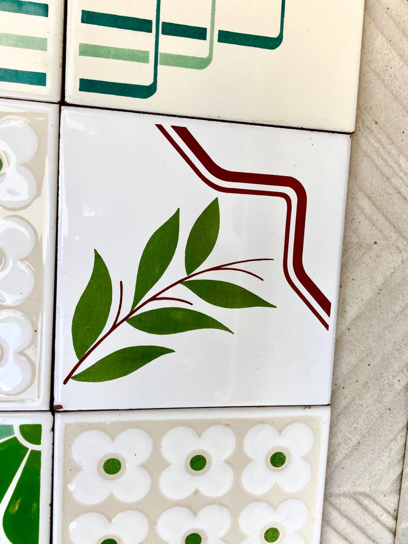 Vintage tiles from Spain – 6 tile mural, photo 3 of 10