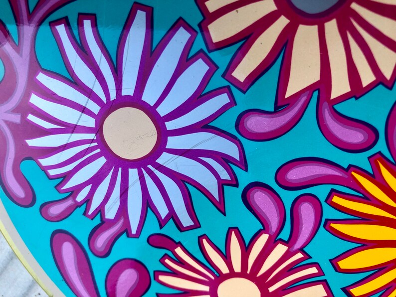 Spanish vintage 70s groovy trivets, photo 10 of 10